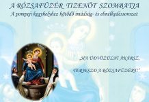 Rózsafüzér tizenöt szombatja a solymári Katolikus templomban