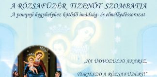 Rózsafüzér tizenöt szombatja a solymári Katolikus templomban