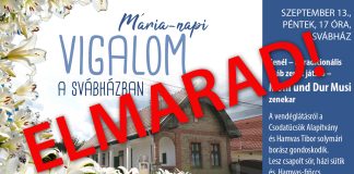 Elmarad a Mária napi vigalom!