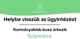 A Művelődési Ház elé gurul szerdán a kormányablak