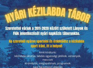 Elindult a jelentkezés a Solymári SC nyári kézilabda-táborába