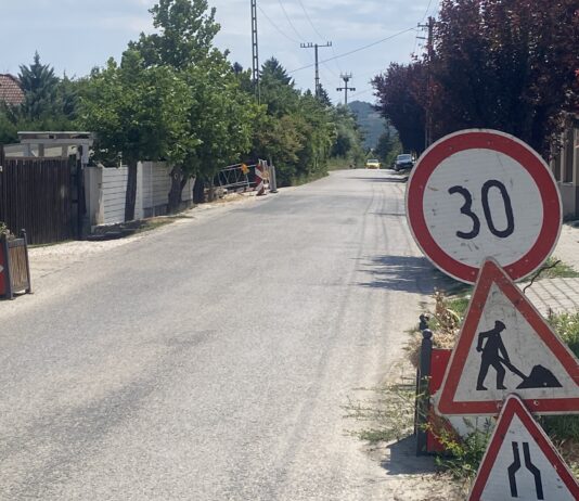 Félpályás forgalomkorlátozás lesz pénteken a Cseresznye utcában