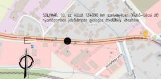 Még az ősszel megépülhet a jelzőlámpás zebra a Szarvas csárdánál
